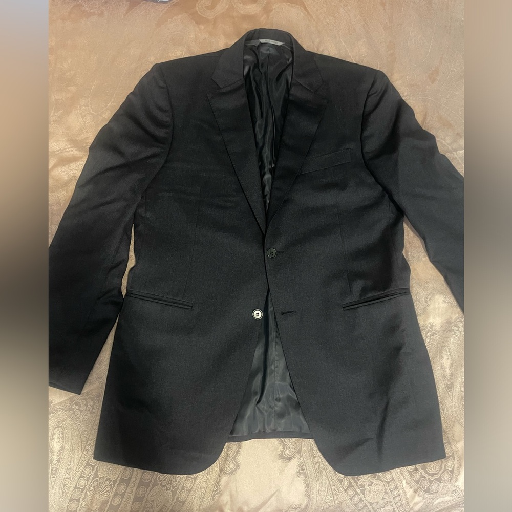 Canali Mens Grey Wool Jacket Sz 42L NWOT